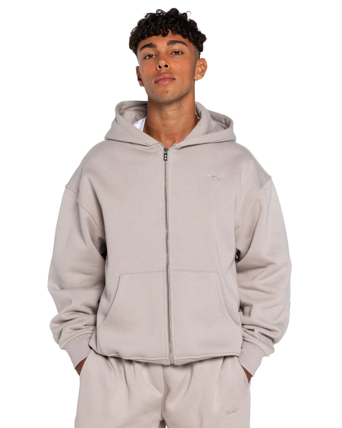 Elite Eleven Classic Zip Through - Taupe - Image 5