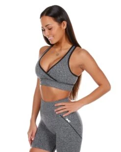 Elite Eleven Seamless Vantage Bra - Heather Black