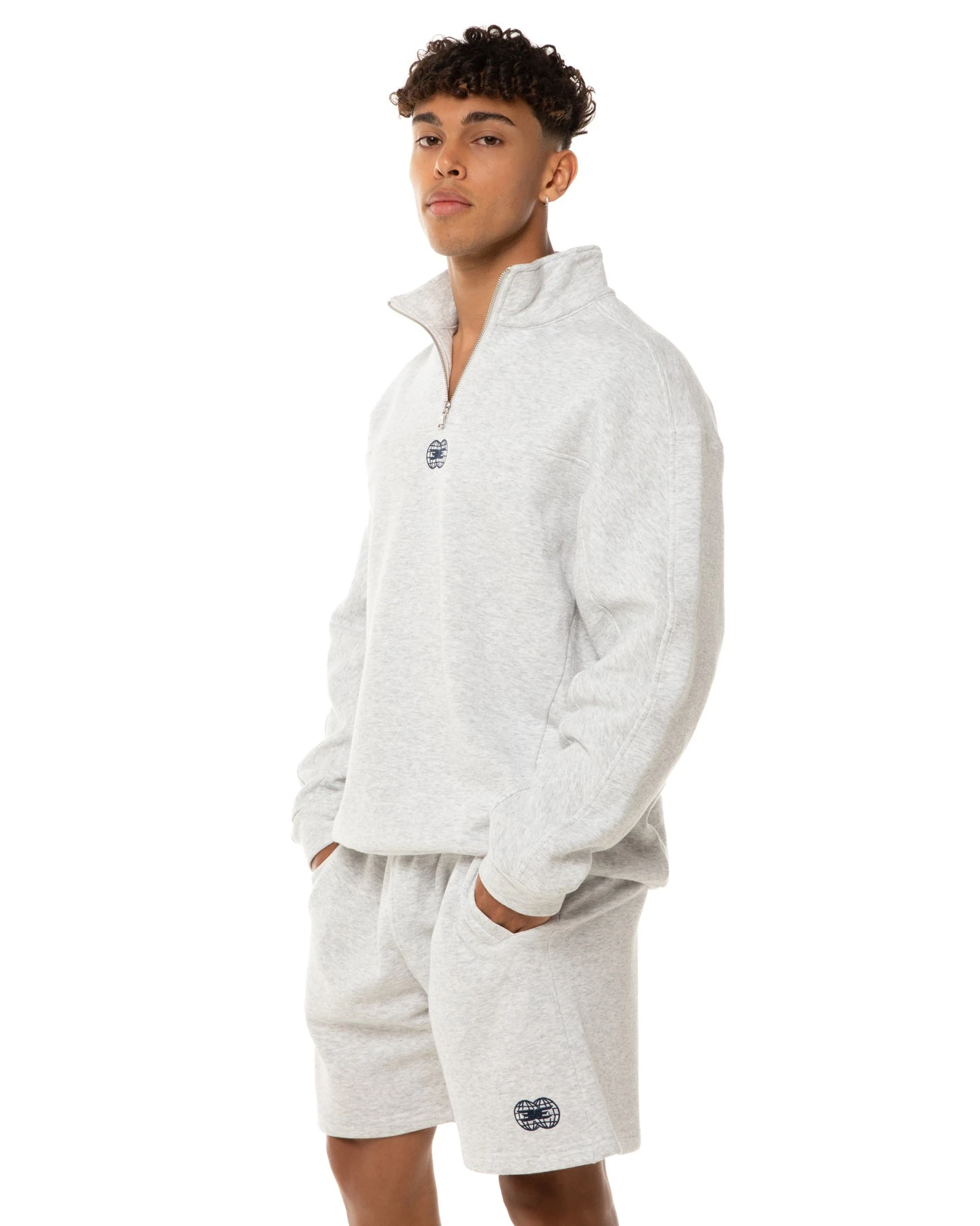 Elite Eleven Global Athletics 1/4 Zip - Grey - Image 5