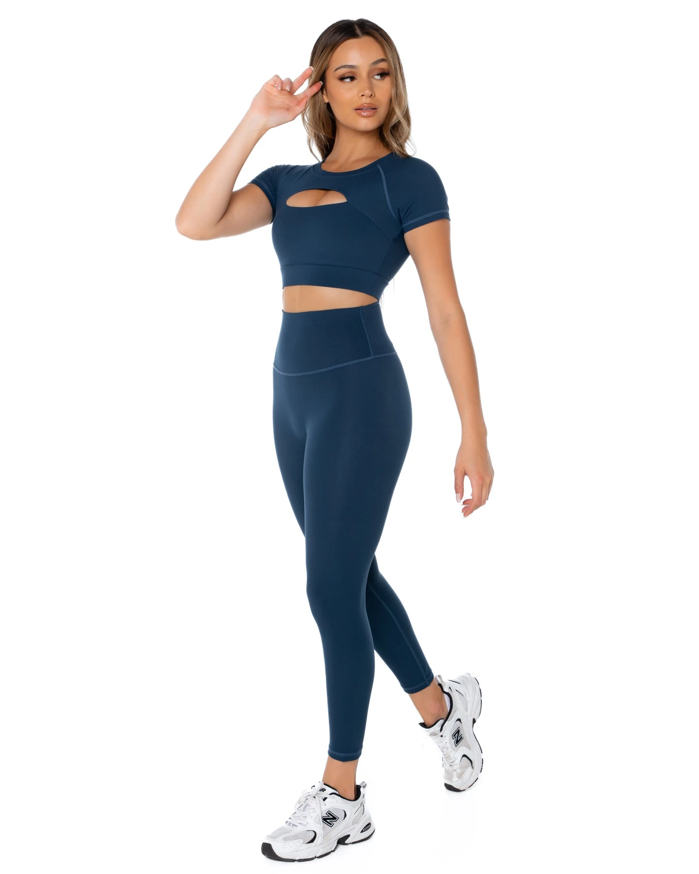 Elite Eleven Aura Scrunch Leggings - Navy - Image 2