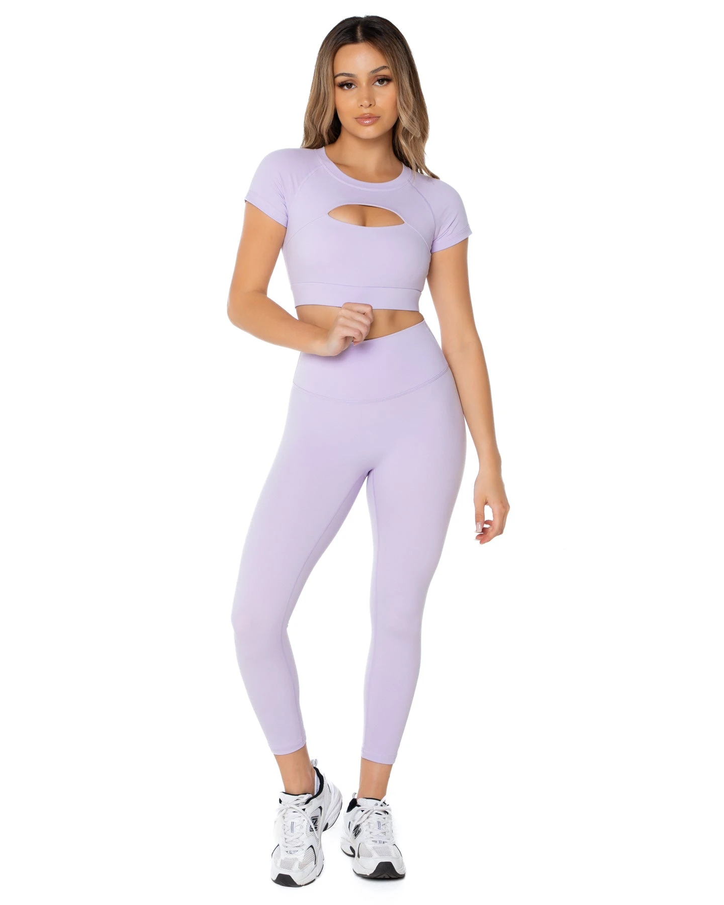 Elite Eleven 7/8 Aura Scrunch Leggings - Lilac - Image 2