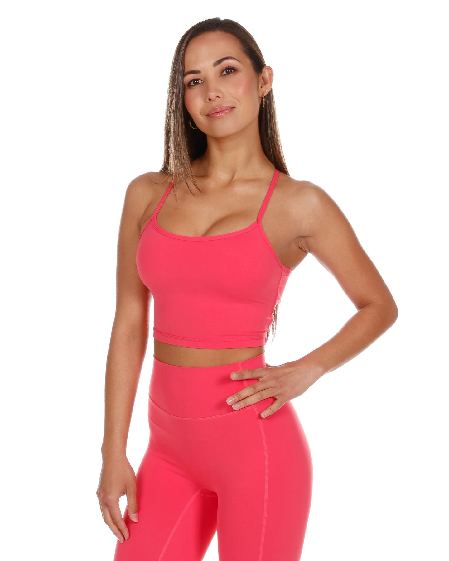 Elite Eleven Touch Cropped Tank - Sherbet - Image 4