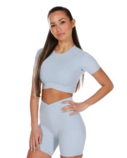 Elite Eleven Cross Over Tee - Light Blue