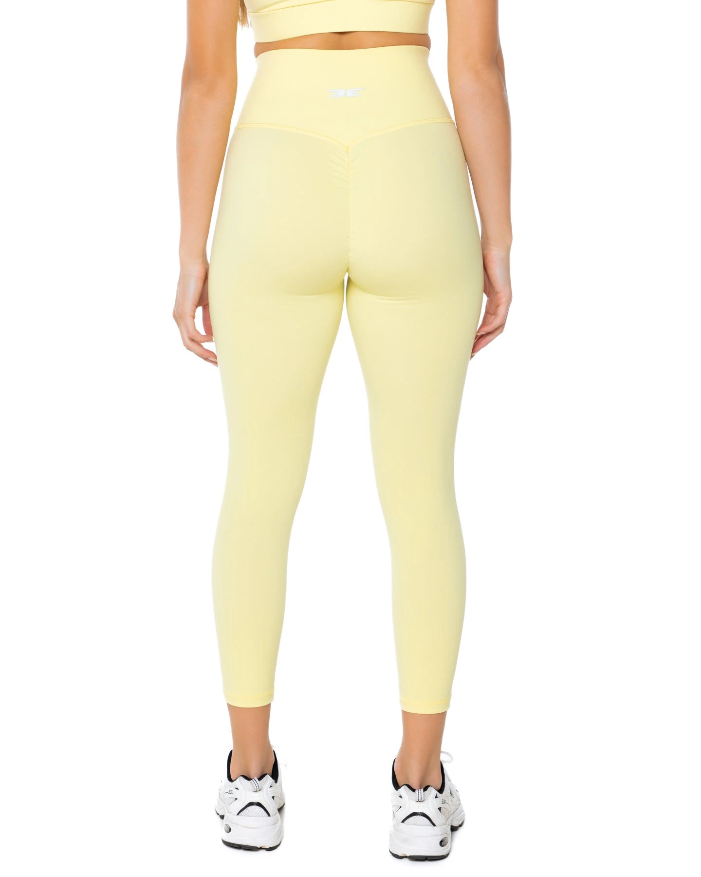 Elite Eleven 7/8 Aura Scrunch Leggings - Soft Yellow - Image 4