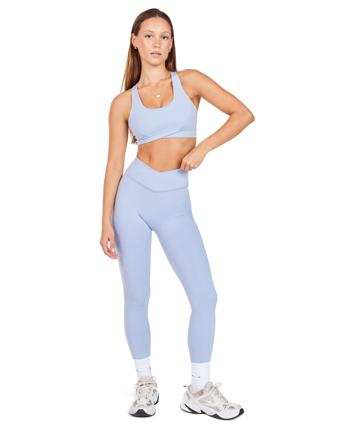 Elite Eleven Cross Over Leggings - Blue Blizzard - Image 2