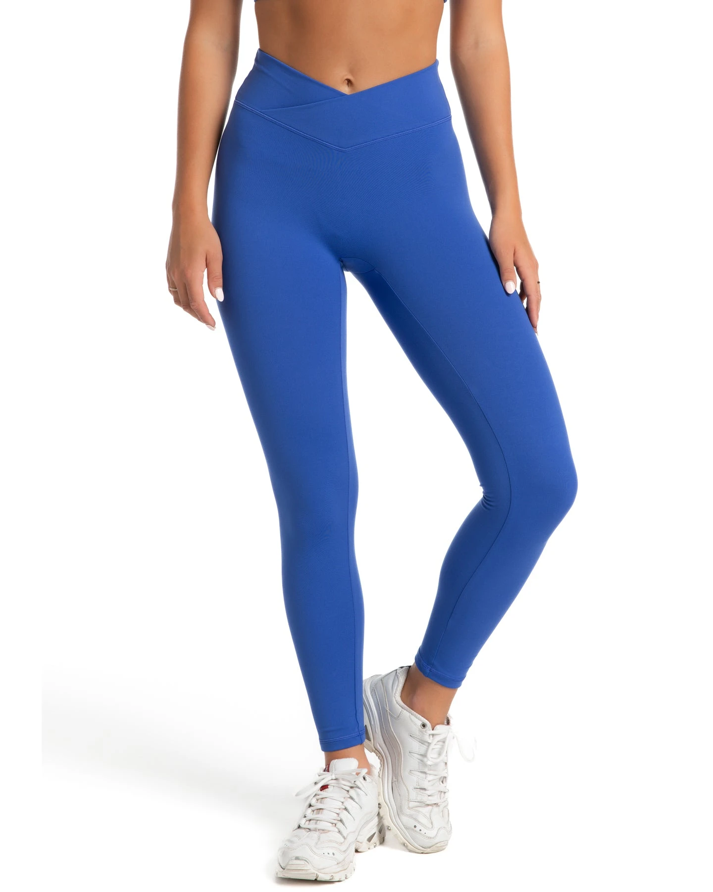 Elite Eleven Cross Over Leggings - Electric Blue