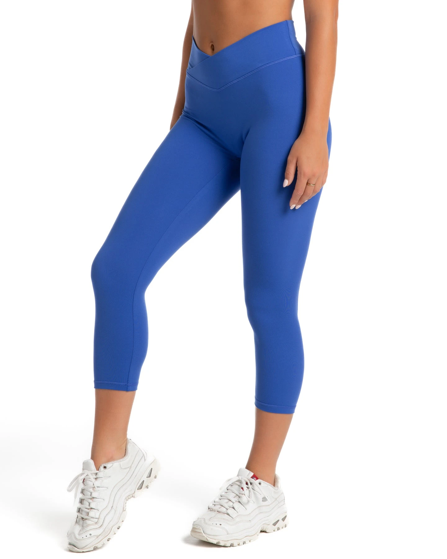 Elite Eleven 7/8 Cross Over Leggings - Electric Blue